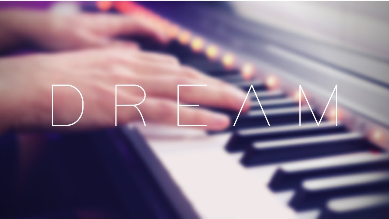 Title card for Dream over piano keys